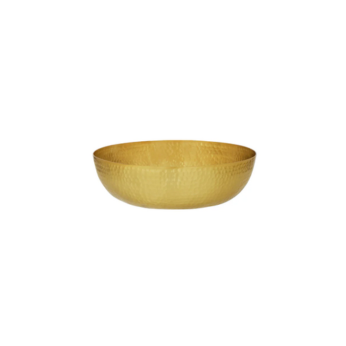 Chef Inox Round Serving/Seafood Bowl Hammered Brass 250mm (Box of 4) - 06922