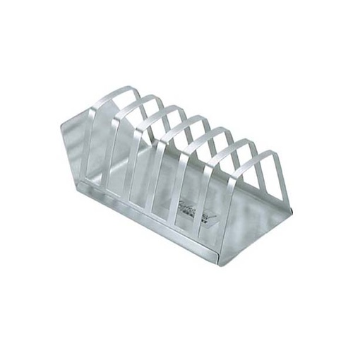 Chef Inox Toast Rack - Stainless Steel 6 - Slice with Base - 07637