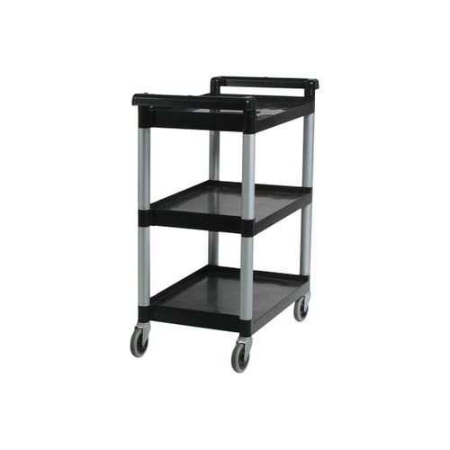 Unica Trolley 3 Tier Black - 710x420x900mm - 09601