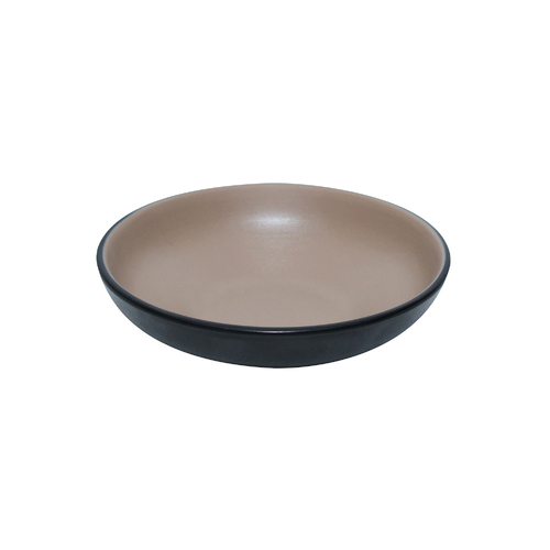 Coucou Melamine Round Bowl 14.9x4.1cm - Beige & Black  - 11BW15EB1