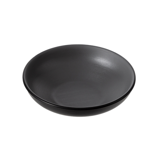 Coucou Melamine Round Bowl 14.9x4.1cm - Grey & Black - 11BW15GB1