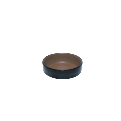 CouCou Dual Colour Round Sauce Dish 5.8cm - Brown & Black - 11SD05BB