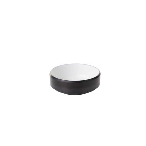 CouCou Dual Colour Round Sauce Dish 5.8cm - White & Black - 11SD05WB