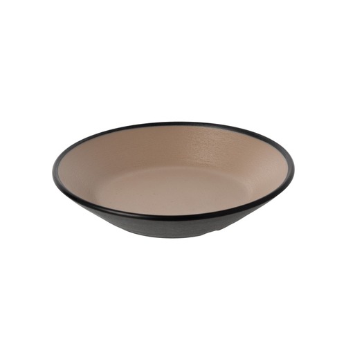 Coucou Melamine Round Sauce Dish 11.3x2.3cm - Beige & Black - 11SD11EB