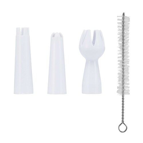 Cream Whipper Spare Part Set - Gas Cover - 3 Nozzles And Cleaning Brush - 15099