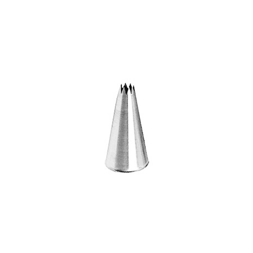 Matfer Bourgeat Piping Tubes Stainless Steel Star 6pce - 166701