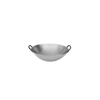 Iron Wok 2 Handles, Round Bottom 360mm  - 20514