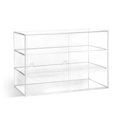 Acrylic 3 Tier Square Cake Display Cabinet 58 x 33 x 40cm - 206909