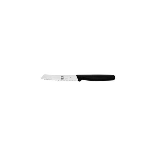 Icel Tomato Knife Wavy Blade 110mm - Black - 2209-3010