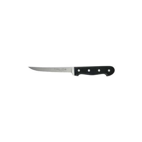 Icel Straight Boning Knife 140mm - Black - 2218-0514