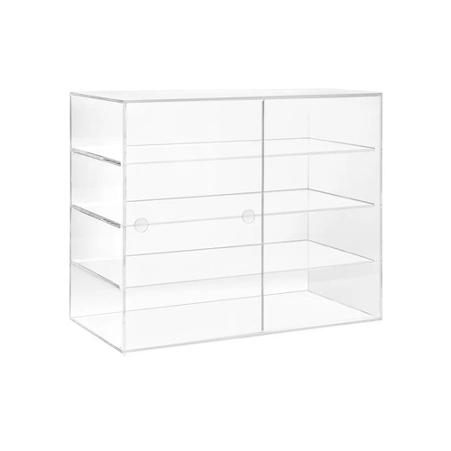 Acrylic 4 Tier Square Cake Display Cabinet 65 x 33 x 53cm - 253183