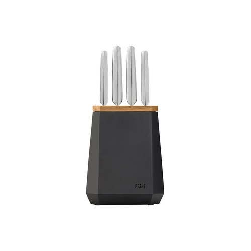 Furi Pro Stone Midnight Knife Block Set 5pc - 27260