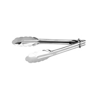 Utility Tong - With Clip 400mm - Stainless Steel (Box of 12) - 30016