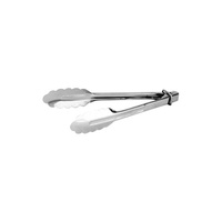 Extra Heavy Duty Utility Tong - With Clip 300mm - Stainless Steel  - 30051