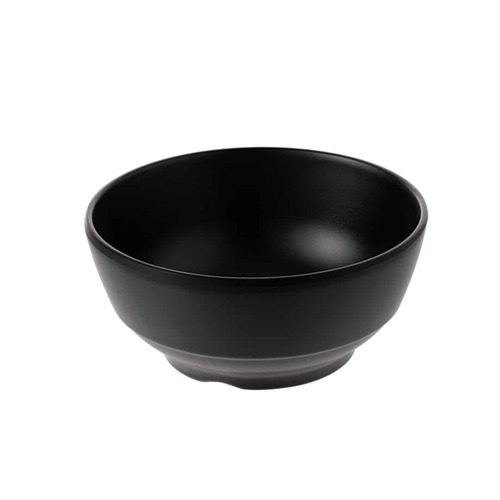 Coucou Melamine Bowl 120 x 60mm - Matte Black - 31BW12BK