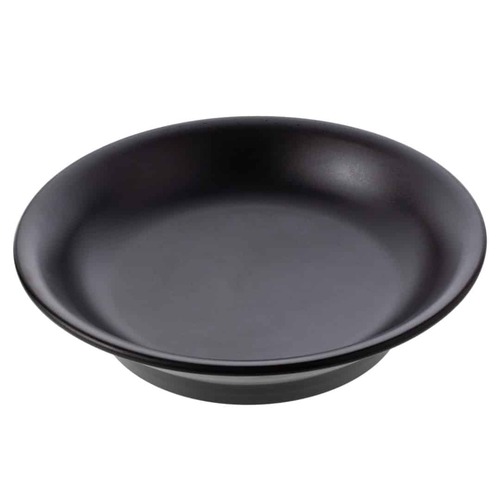 Coucou Melamine Plate 35x35x6.5cm - Matte Black - 31PL35BK