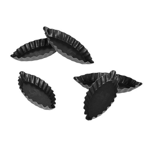 Matfer Bourgeat Exopan Boat Mould Fluted 8.5cm (Box of 25) - 330602