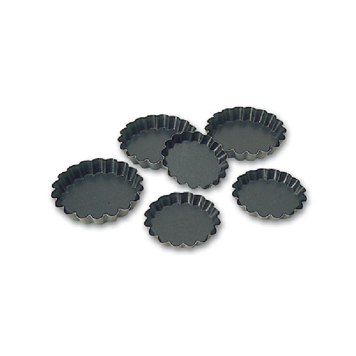 Matfer Bourgeat Exopan Tart Mould Fluted 60mm (Box of 25) - 332651