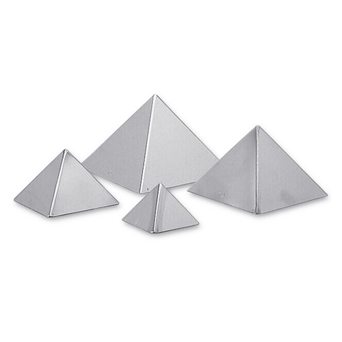 Matfer Bourgeat Mould Pyramid 12cm Stainless Steel - 341103