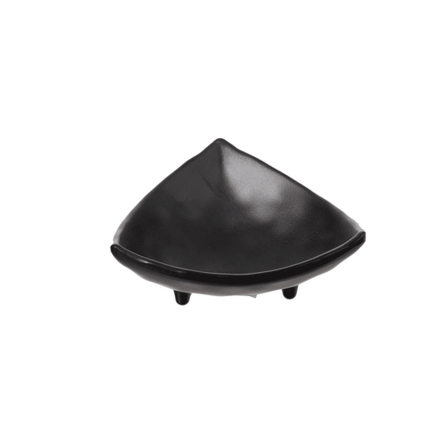 Coucou Melamine Triangle Dish 10cm - Black - 35SD10BK