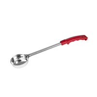 Spoodle / Portion Control - Perforated 60ml / 2oz - Stainless Steel, Red Handle  - 36972