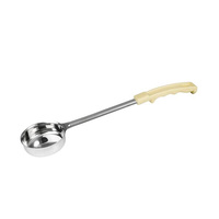 Spoodle / Portion Control - Perforated 90ml / 3oz - Stainless Steel, Beige Handle  - 36973