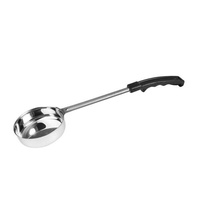 Spoodle / Portion Control - Perforated 180ml / 6oz - Stainless Steel, Black Handle  - 36976