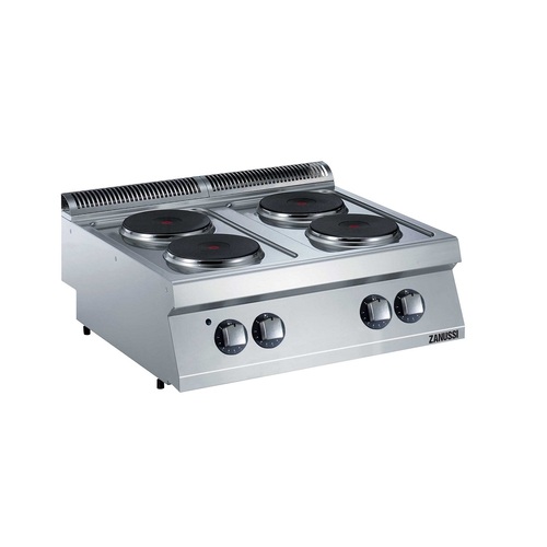 Zanussi EVO700 Electric 4 Hot Plate Boiling Top - 800mm - 372015