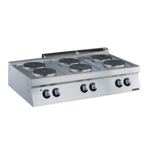 Zanussi EVO700 Electric 6 Hot Plate Boiling Top - 1200mm - 372019