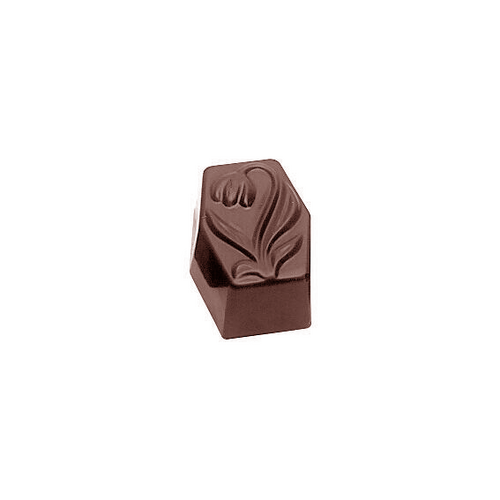 Matfer Bourgeat Choc Mould 36 Tulip Rect Poly - 380107