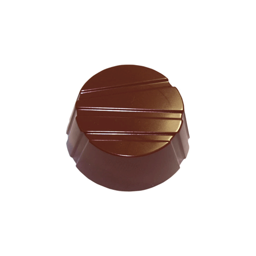 Matfer Bourgeat Choc Mould 28 Striped Circles - 380164