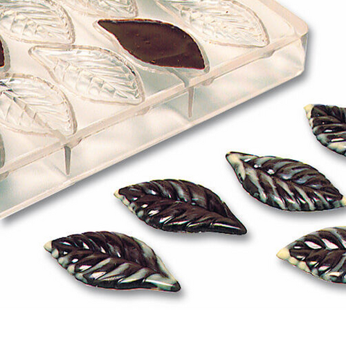 Matfer Bourgeat Choc Mould 21 Leaves - 380228