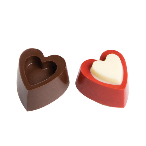 Matfer Bourgeat Choc Mould 24 Hearts - 383607