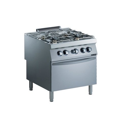 Zanussi EVO900 Gas 4 Open Burners with Gas Convection Oven - 800mm - 392009