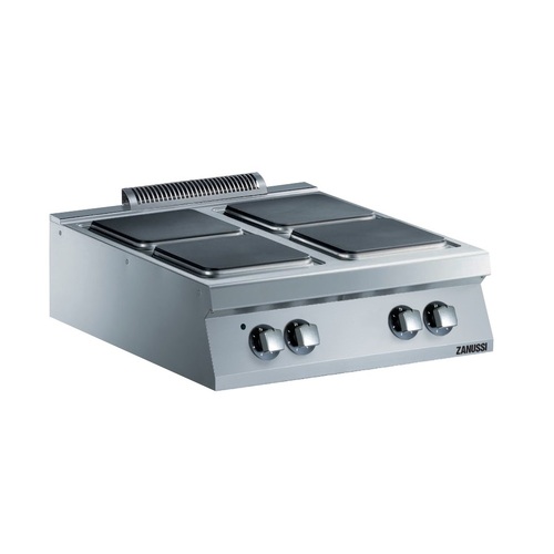 Zanussi EVO900 Electric 4 Hot Square Plate Boiling Top - 800mm - 392040