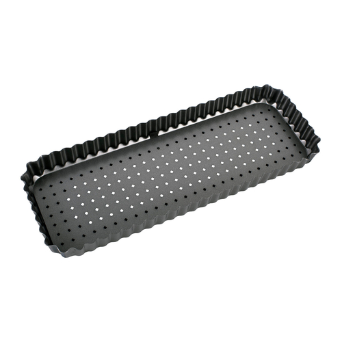 Bakemaster Rectangle Quiche Pan 36x13x3.5cm - 40111