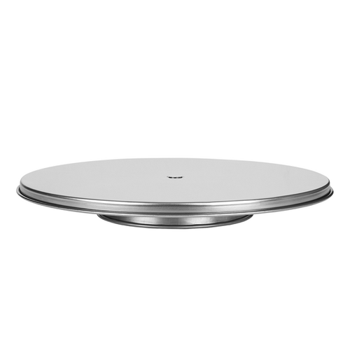 Matfer Bourgeat Revolving Cake Stand Stainless Steel 300x38mm - 421505