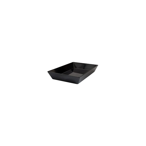 Coucou Melamine Rectangular Deep Bowl 45x30cm Black (Box of 4) - 42BW45BK