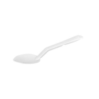 Serving Spoon - Solid 390mm White - Polycarbonate (Box of 12) - 43015-W