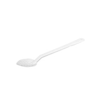 Serving Spoon - Perforated 390mm White - Polycarbonate (Box of 12) - 43025-W