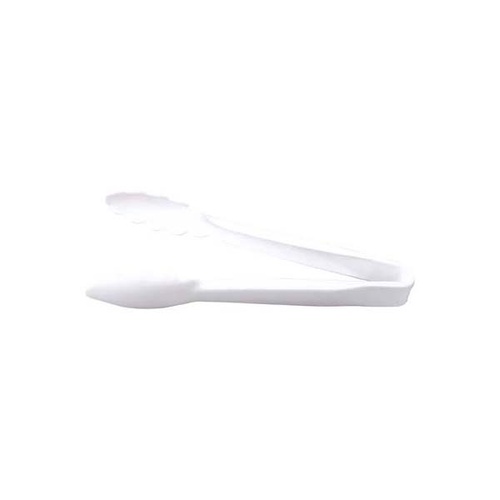 White Polycarbonate Utility Tongs, 240mm, Box of 12 - 43060-W_TN