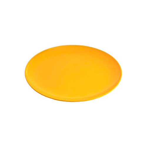 Jab Gelato - Yellow Melamine Round Plate Coupe 200mm (Box of 12) - 47609