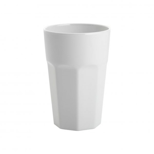 Superware Melamine Gelato White Tumbler 135mm 500ml (Box of 12) - 49553