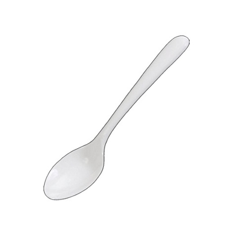 Superware Melamine Gelato White Dessert Spoon 190mm (Box of 24) - 49558