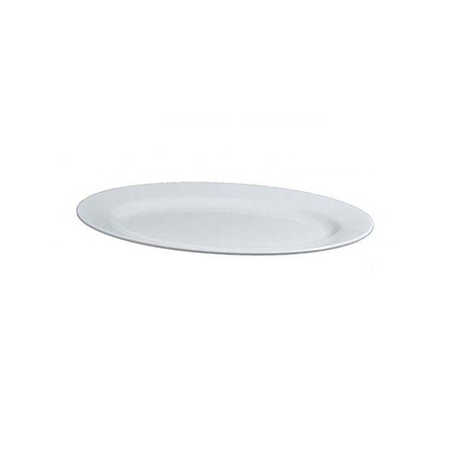 Superware Oval Melamine Platter 300mm Rimmed White  - 49641