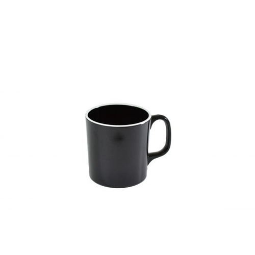 Jab Vintage Black/White Rim Melamine Enamel Look Mug  80x85mm (Box of 6) - 49948