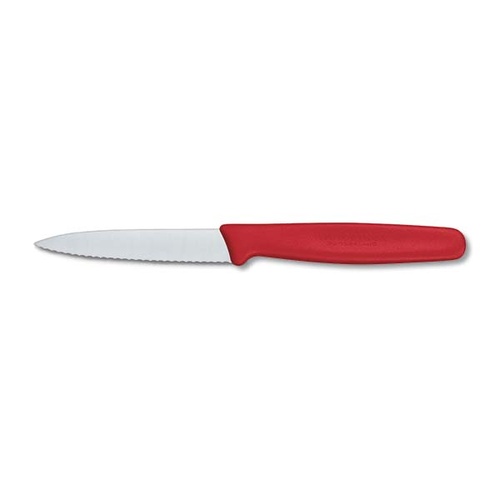 Victorinox Paring Knife Wavy Edge 10cm - Red   - 5.0731