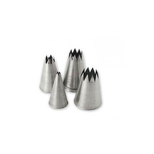 Piping / Decorating Tube Set Star 10 Piece Set 18/10 Stainless Steel  - 50470-10