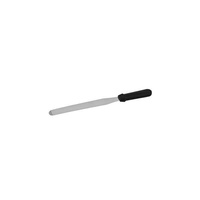 Spatula / Pallet Knife - Straight 200mm - Stainless Steel Blade, Black Plastic Handle  - 51388