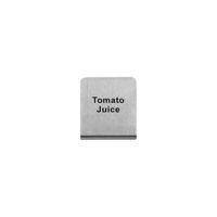 Tomato Juice Buffet Sign 50x40mm - 18/8 - Stainless Steel  - 57700-13